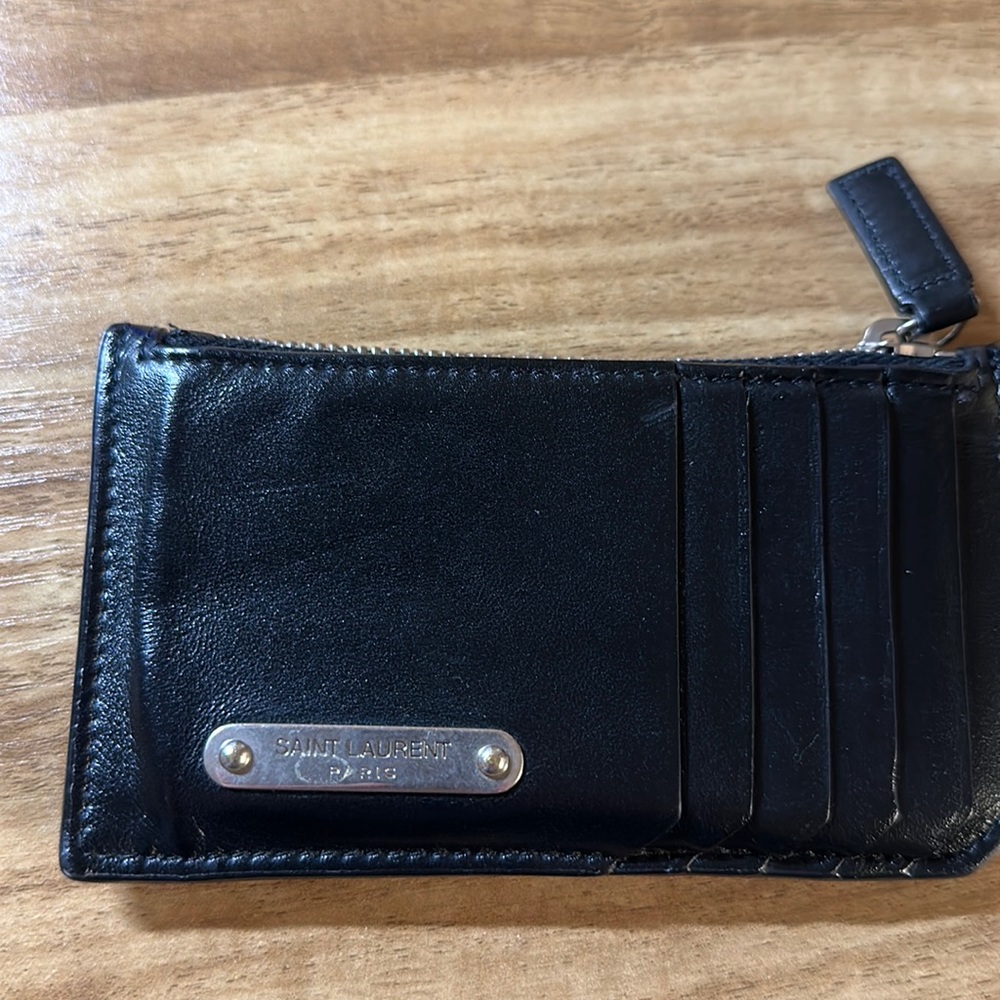Black YSL men wallet - Picture 3 of 5